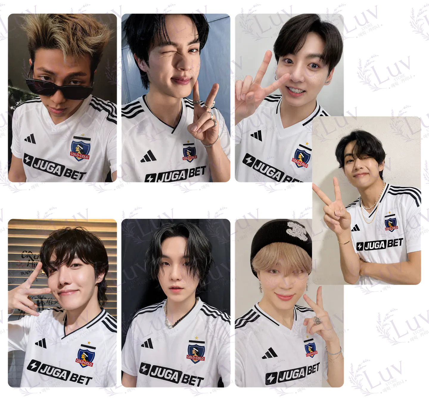 Set Photocards BTS OT7 | Colo-Colo Ver. 3 1