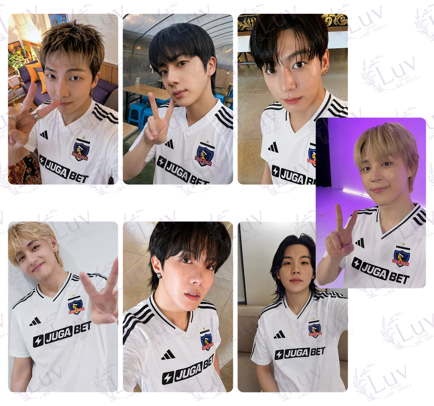 Set Photocards BTS OT7 | Colo-Colo Ver. 2 1