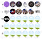 Chapitas BTS OT7 | Colección Grupal - Miniatura 4