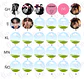 Chapitas V BTS | Colección Taehyung - Miniatura 8