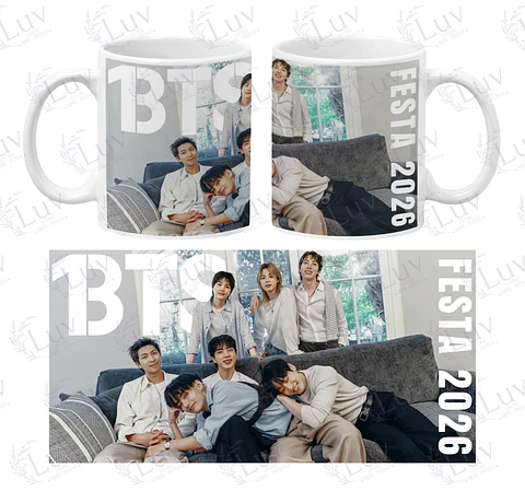 Tazón BTS OT7 | Festa 2026 Memories