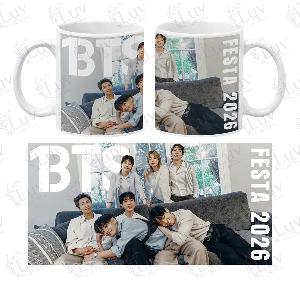 Tazón BTS OT7 | Festa 2026 Memories 1