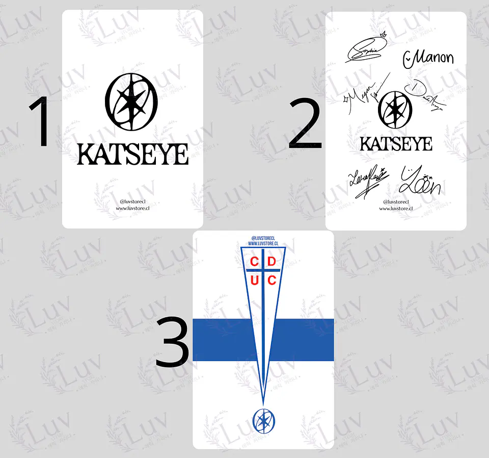 Set Photocards KATSEYES OT6 Universidad Católica Ver. 1 2