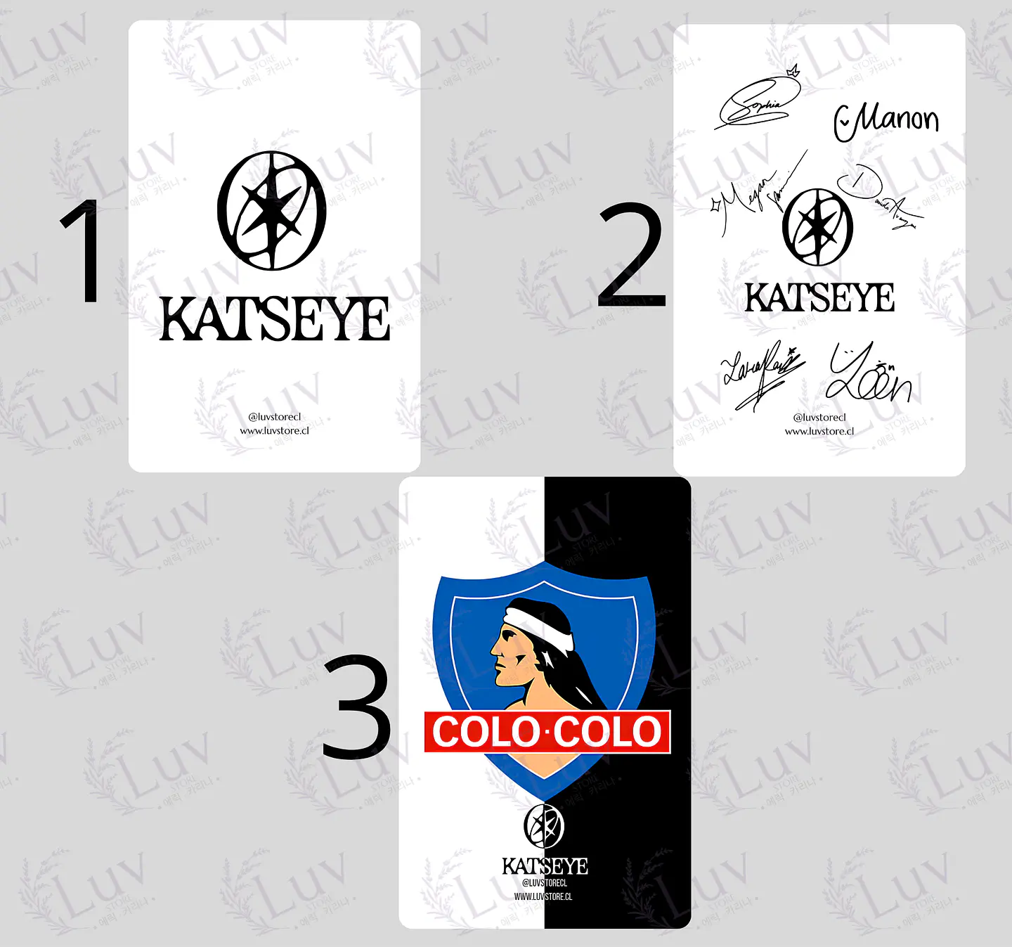 Set Photocards KATSEYES OT6 Colo-Colo Ver. 2 2