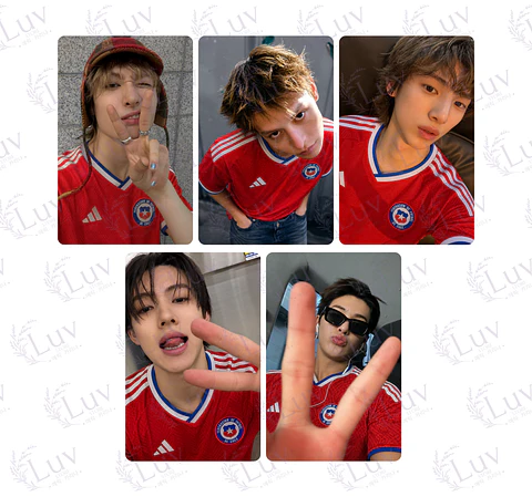 Set Photocards Cortis OT5 Selección Chilena Ver. 1