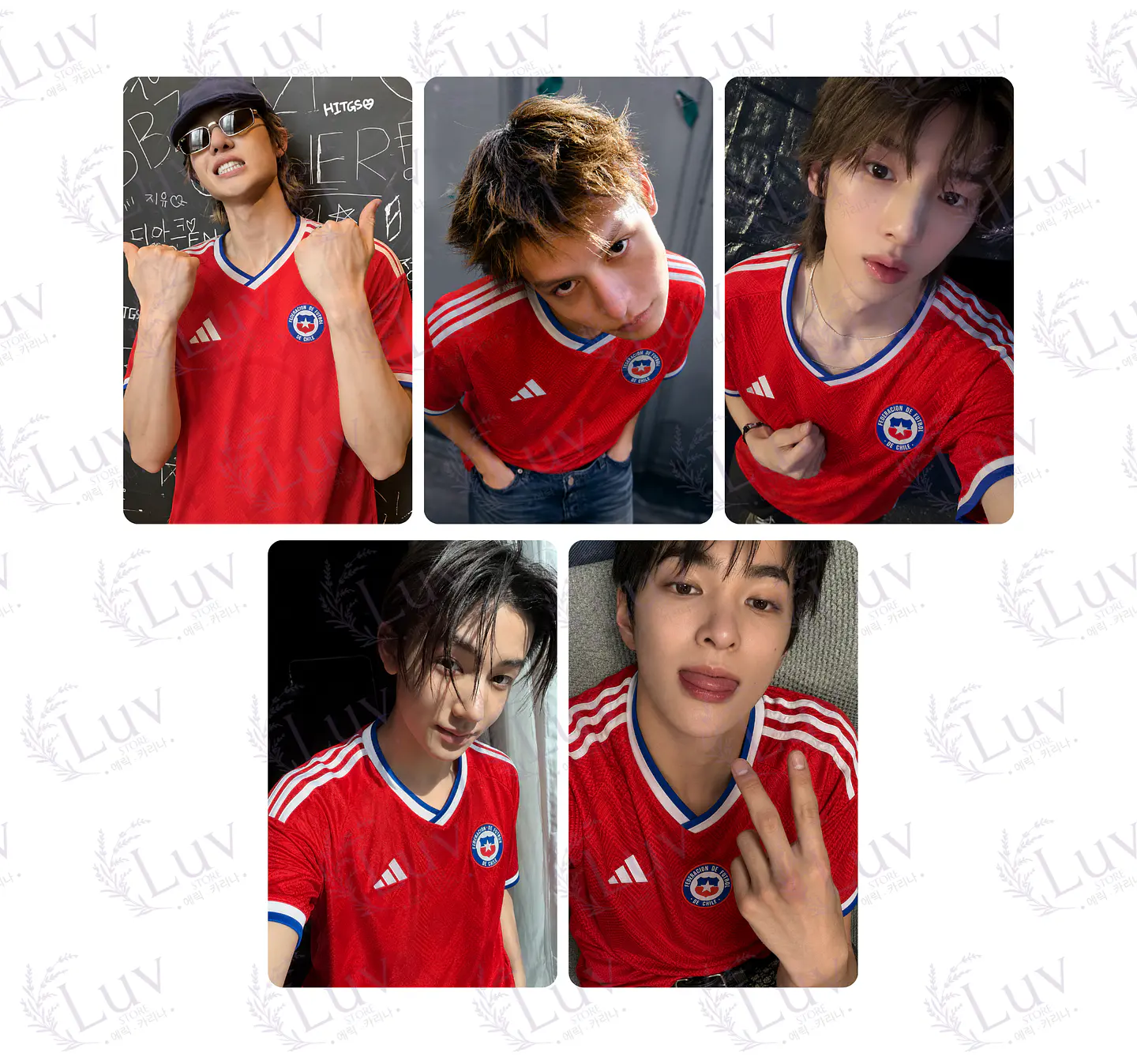Set Photocards Cortis OT5 Selección Chilena Ver. 2 1