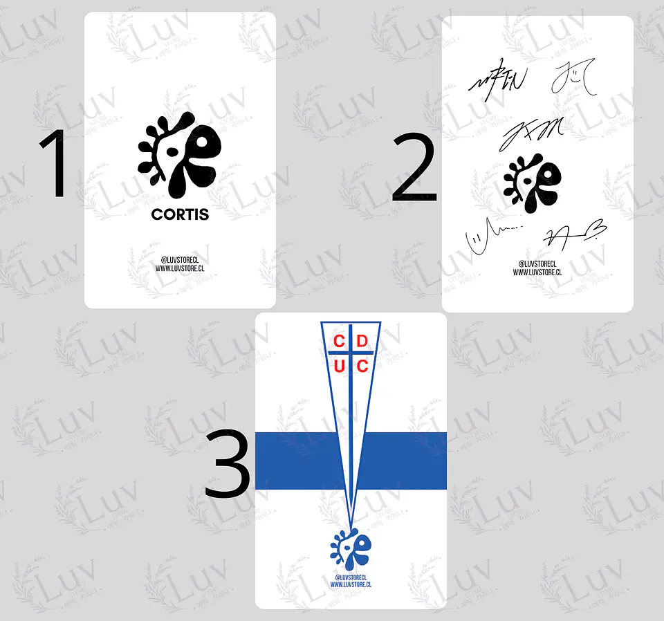 Set Photocards Cortis OT5  Universidad Católica Ver. 1 2