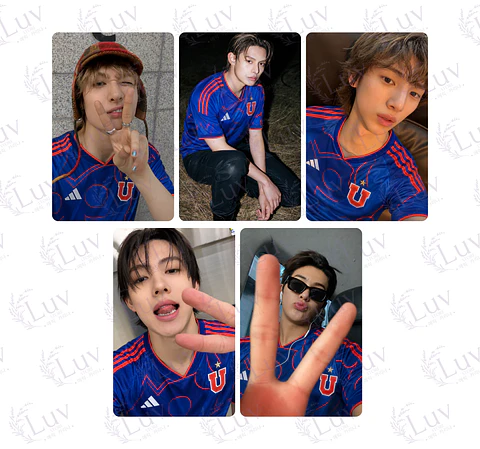 Set Photocards Cortis OT5 Universidad de Chile Ver. 2
