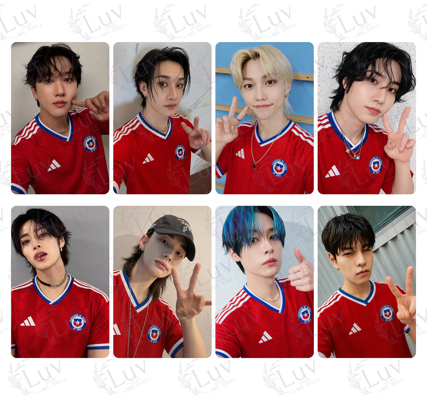 Set Photocards Stray Kids OT8 Selección Chilena Ver. 3 1