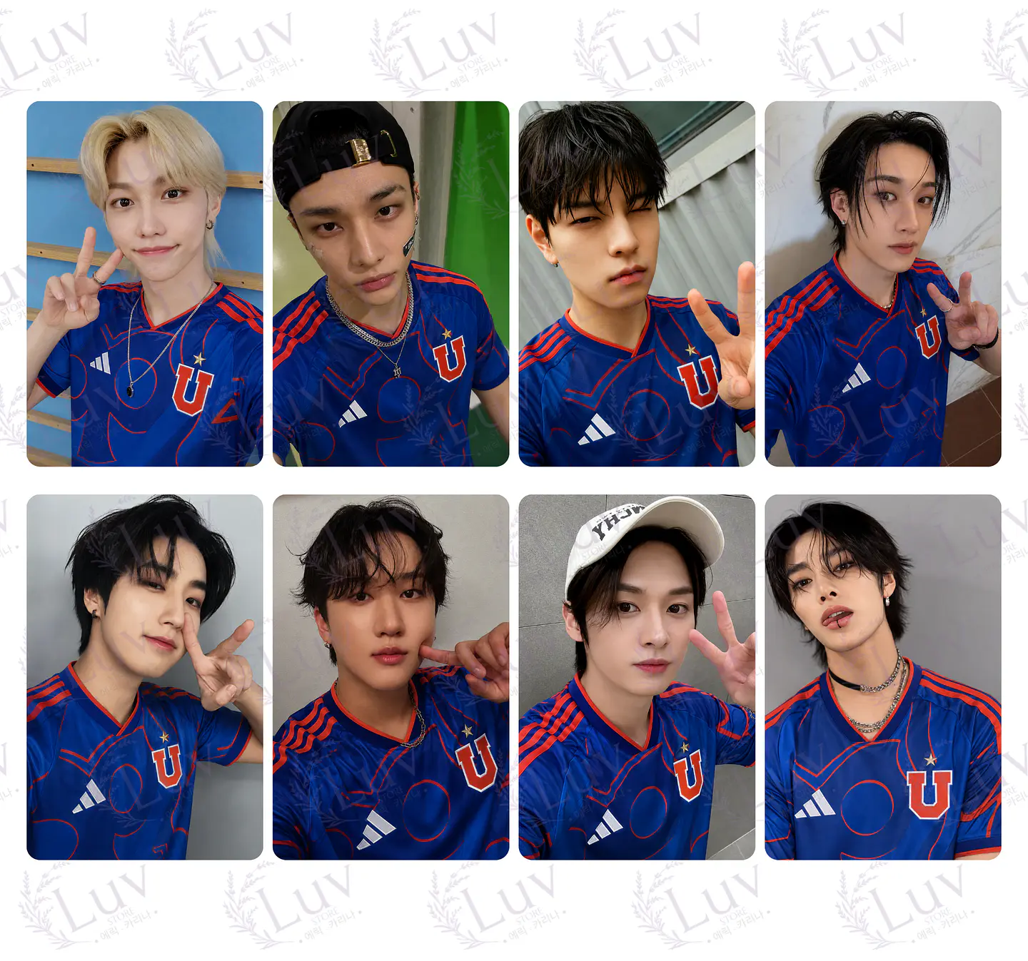 Set Photocards Stray Kids OT8 Universidad de Chile Ver. 1 1