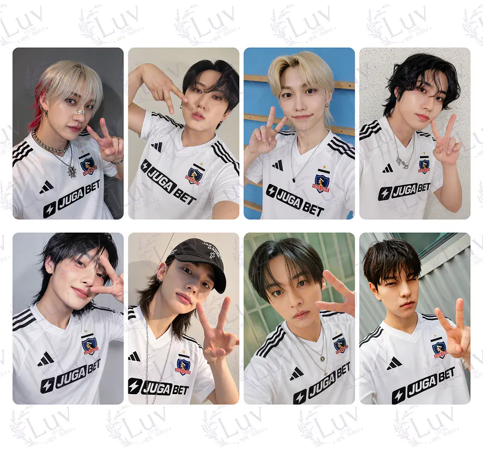 Set Photocards Stray Kids OT8 Colo Colo Ver. 1 1