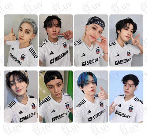 Set Photocards Stray Kids OT8 Colo Colo Ver. 3