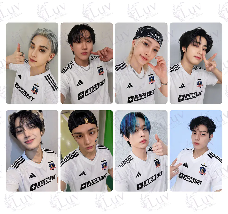 Set Photocards Stray Kids OT8 Colo Colo Ver. 3 1