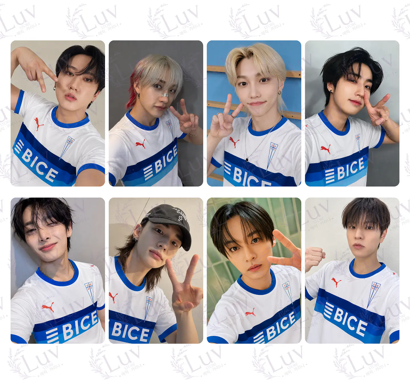 Set Photocards Stray Kids OT8 Universidad Catolica Ver. 1 1