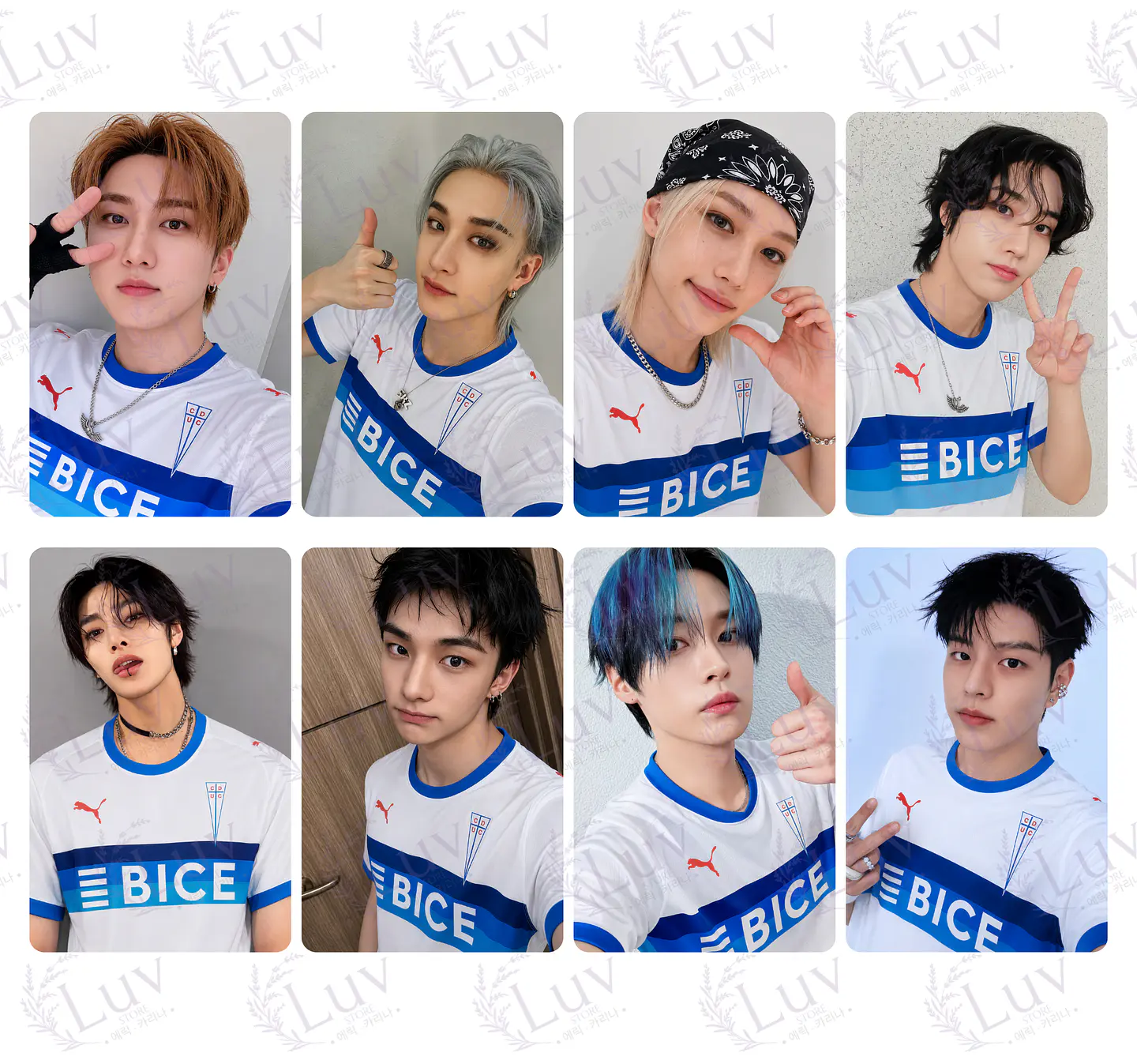 Set Photocards Stray Kids OT8 Universidad Catolica Ver. 3 1