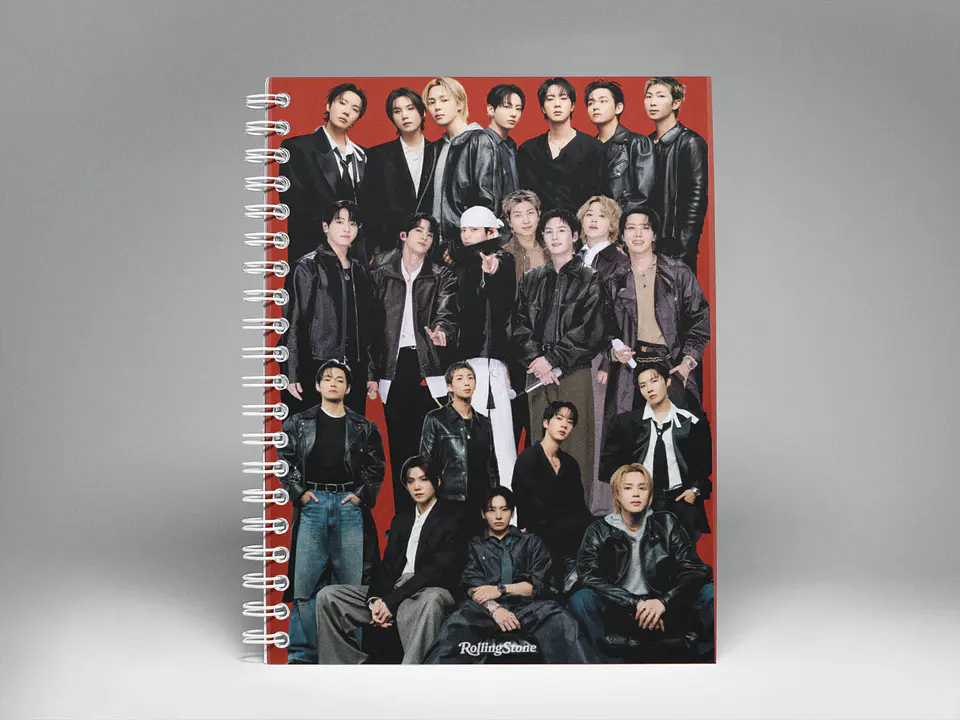Cuaderno BTS OT7 | Line Art A5 15