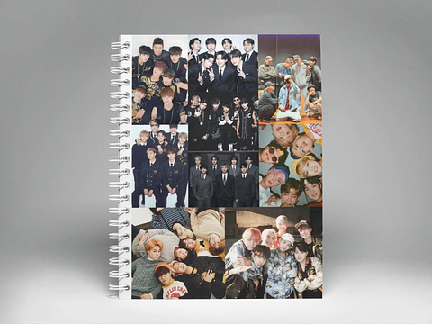 Cuaderno BTS OT7 | Mini Art A6
