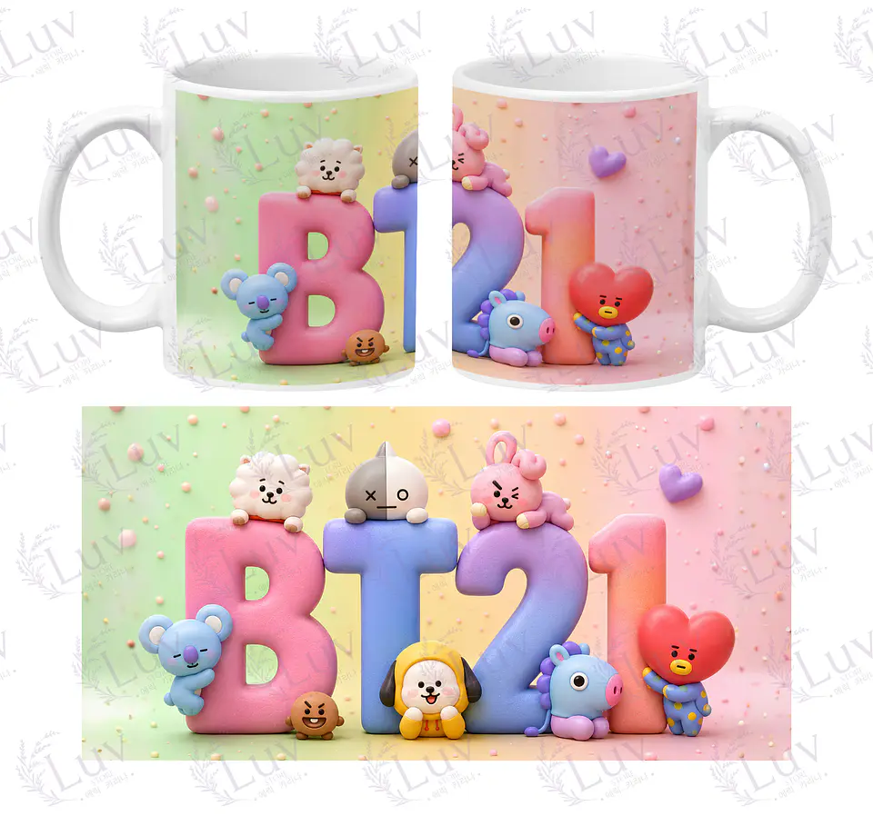 Tazón BT21 | Friends Forever 1