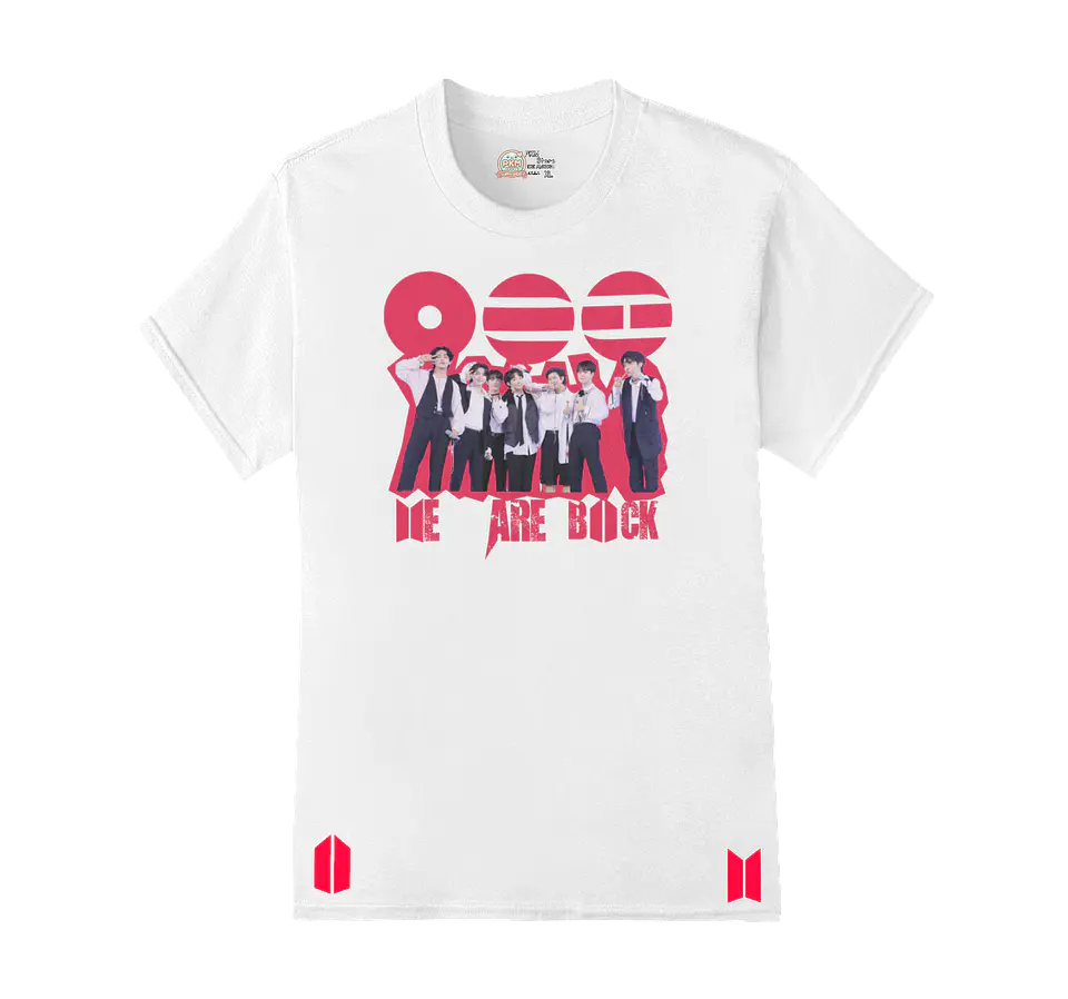 Polera BTS OT7 | We Are Back Ver. 5 2