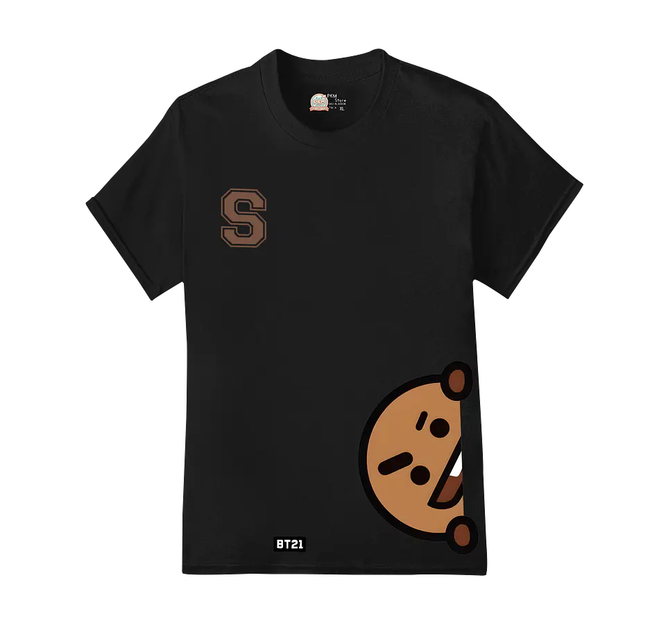 Polera BT21 | Letter Pop Shooky 2