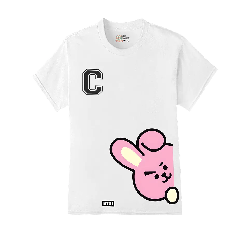 Polera BT21 | Letter Pop Cooky 4