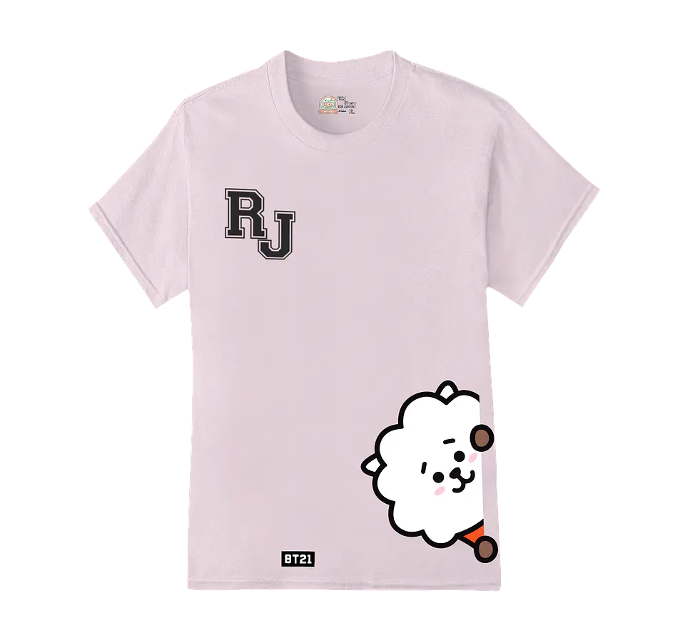 Polera BT21 | Letter Pop RJ 3