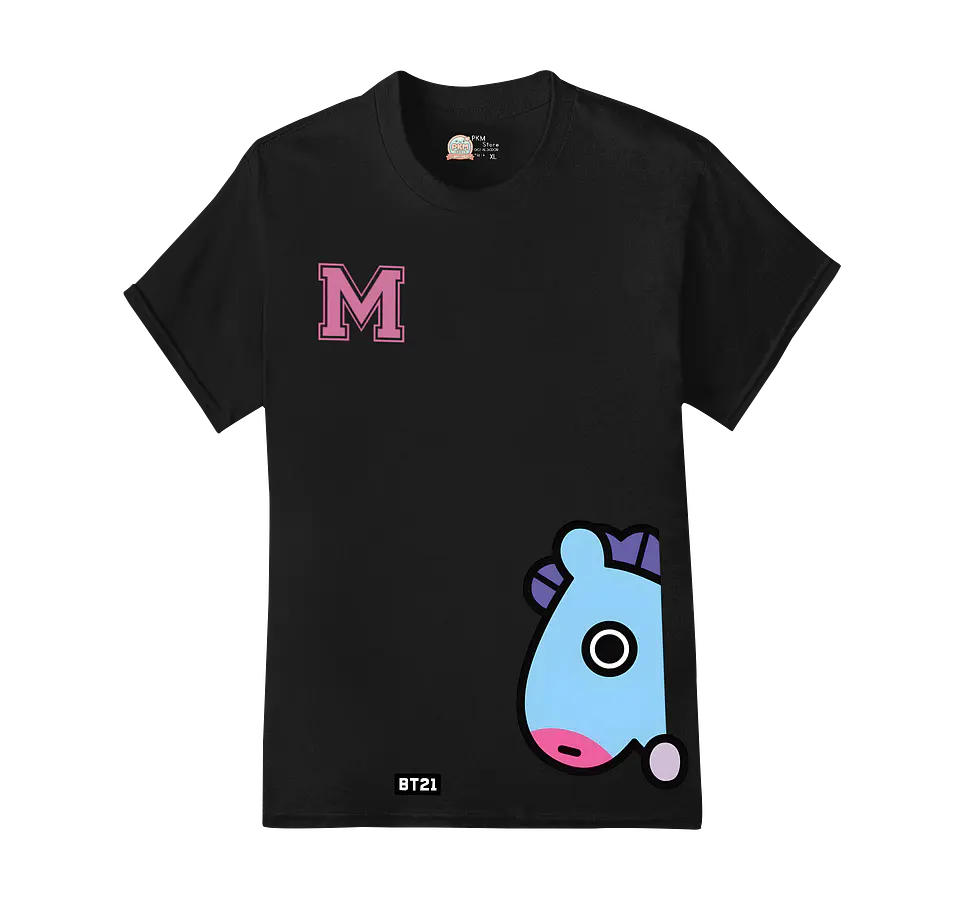 Polera BT21 | Letter Pop Mang 1