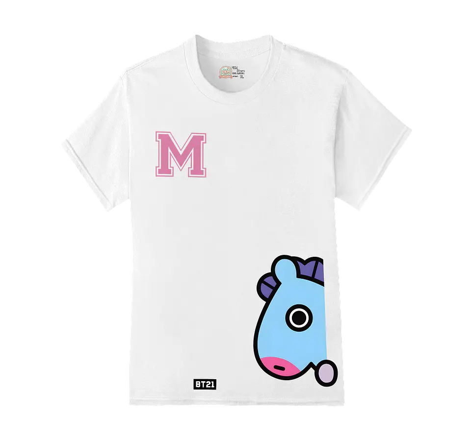 Polera BT21 | Letter Pop Mang 3