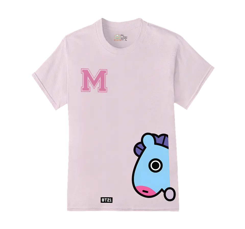 Polera BT21 | Letter Pop Mang 4