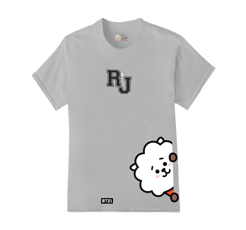 Polera BT21 | Letter Pop Friends RJ 1