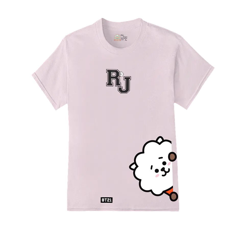 Polera BT21 | Letter Pop Friends RJ 4