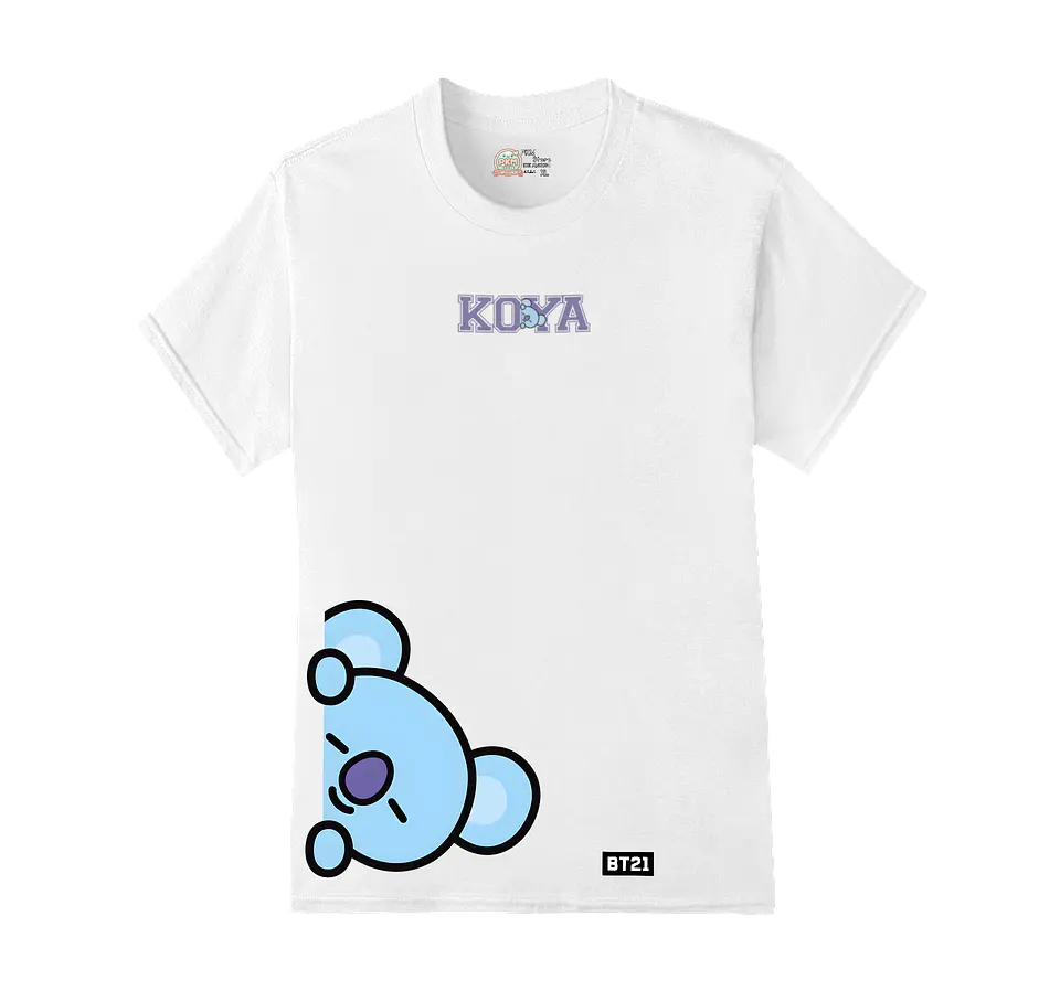 Polera BT21 | Letter Pop Friends Koya 2