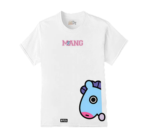 Polera BT21 | Letter Pop Friends Mang