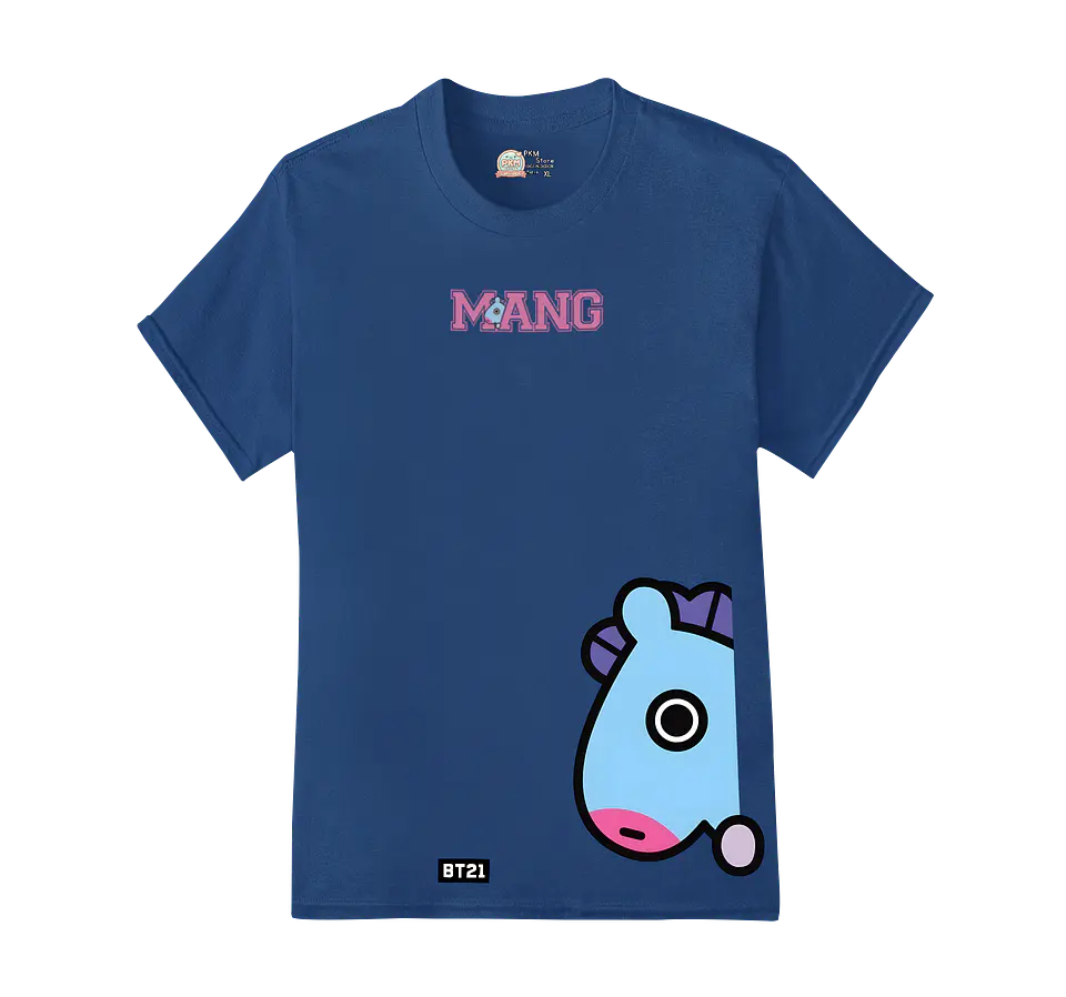 Polera BT21 | Letter Pop Friends Mang 3