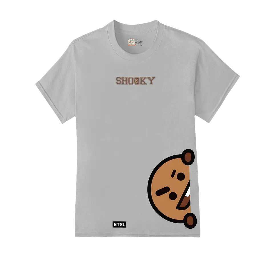 Polera BT21 | Letter Pop Friends Shooky 2