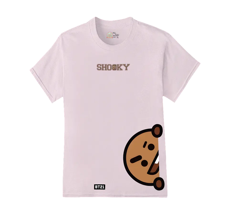 Polera BT21 | Letter Pop Friends Shooky 3