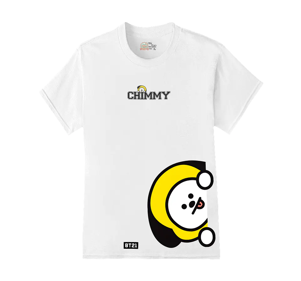 Polera BT21 | Letter Pop Friends Chimmy 2