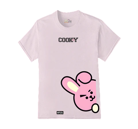 Polera BT21 | Letter Pop Friends Cooky