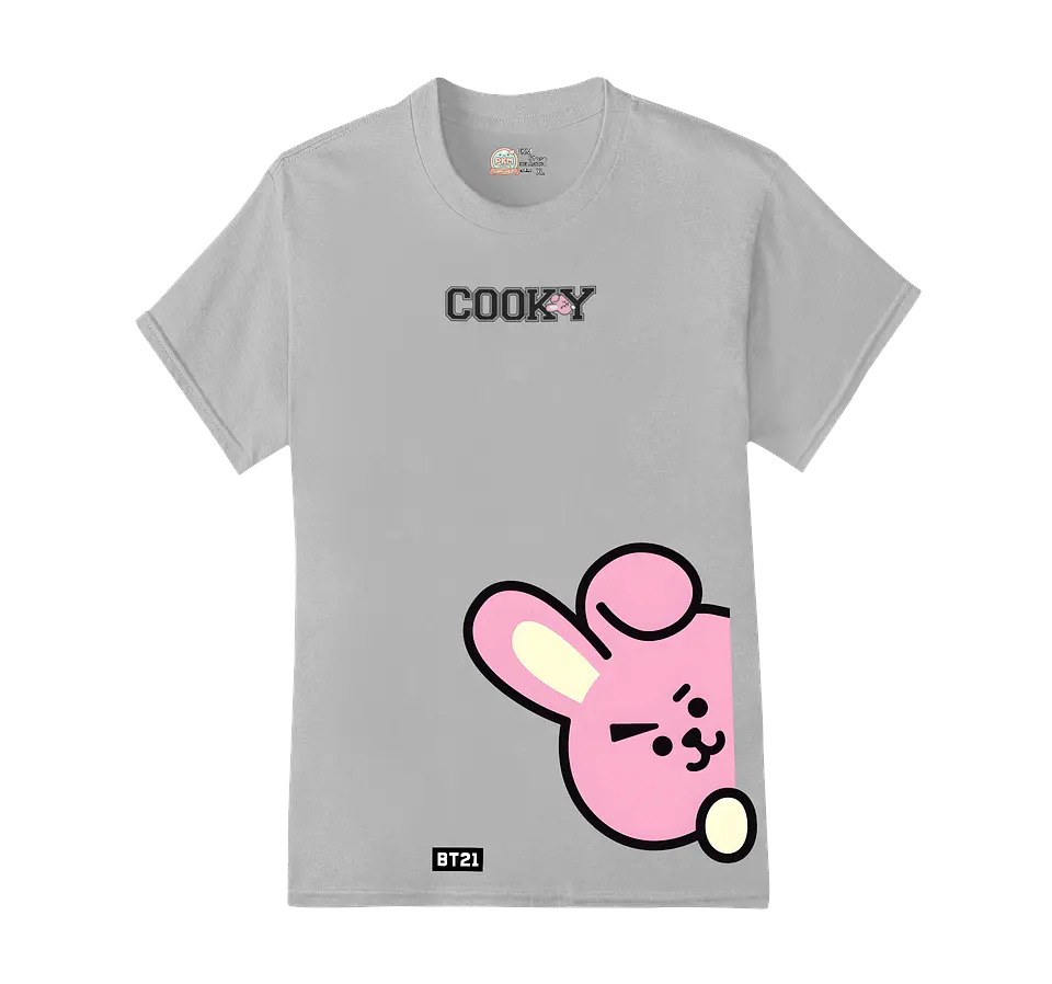 Polera BT21 | Letter Pop Friends Cooky 5
