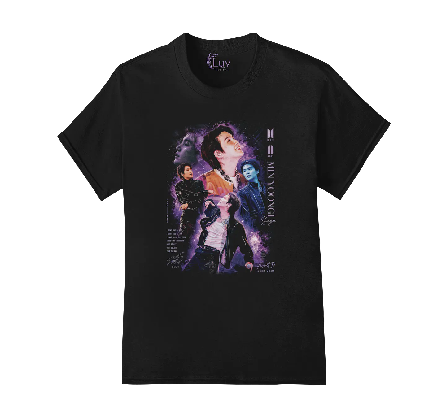 Polera Suga | Purple Agust D Edition 1