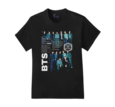 Polera BTS OT7 | Merry Go Round Edition