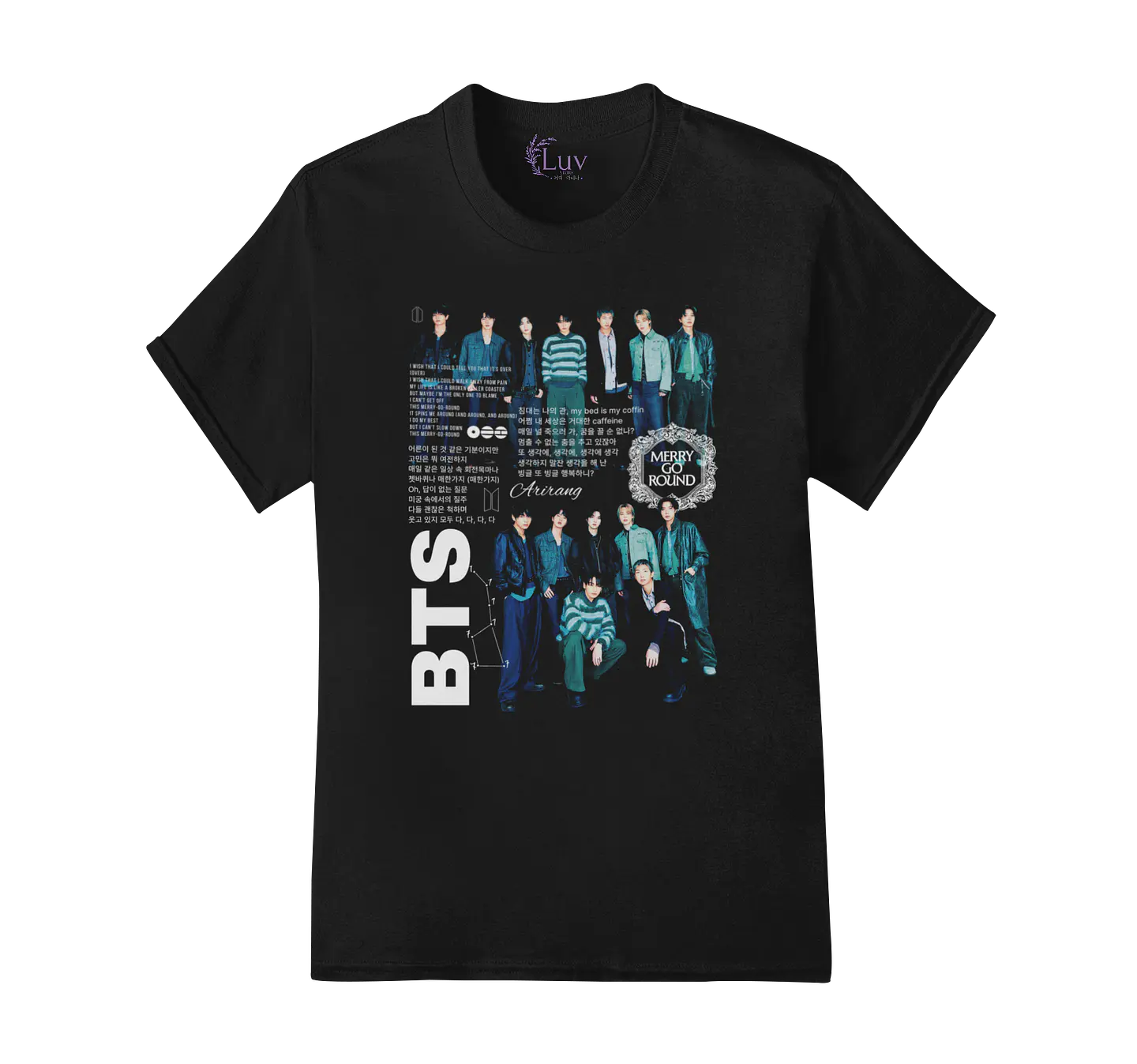 Polera BTS OT7 | Merry Go Round Edition 1