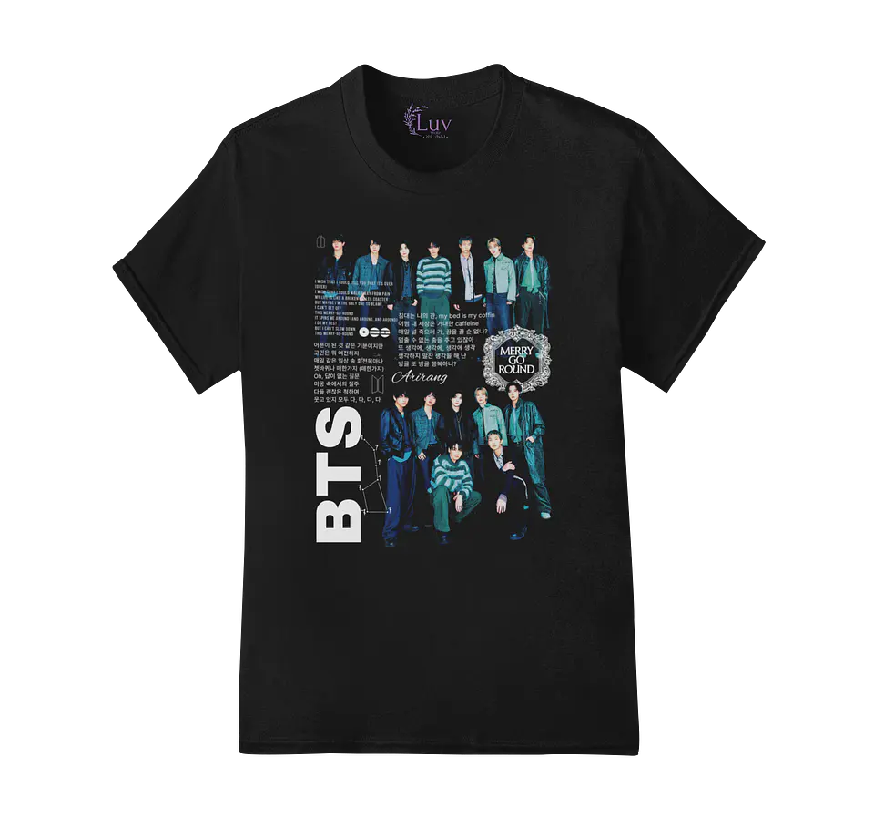 Polera BTS OT7 | Merry Go Round Edition 1