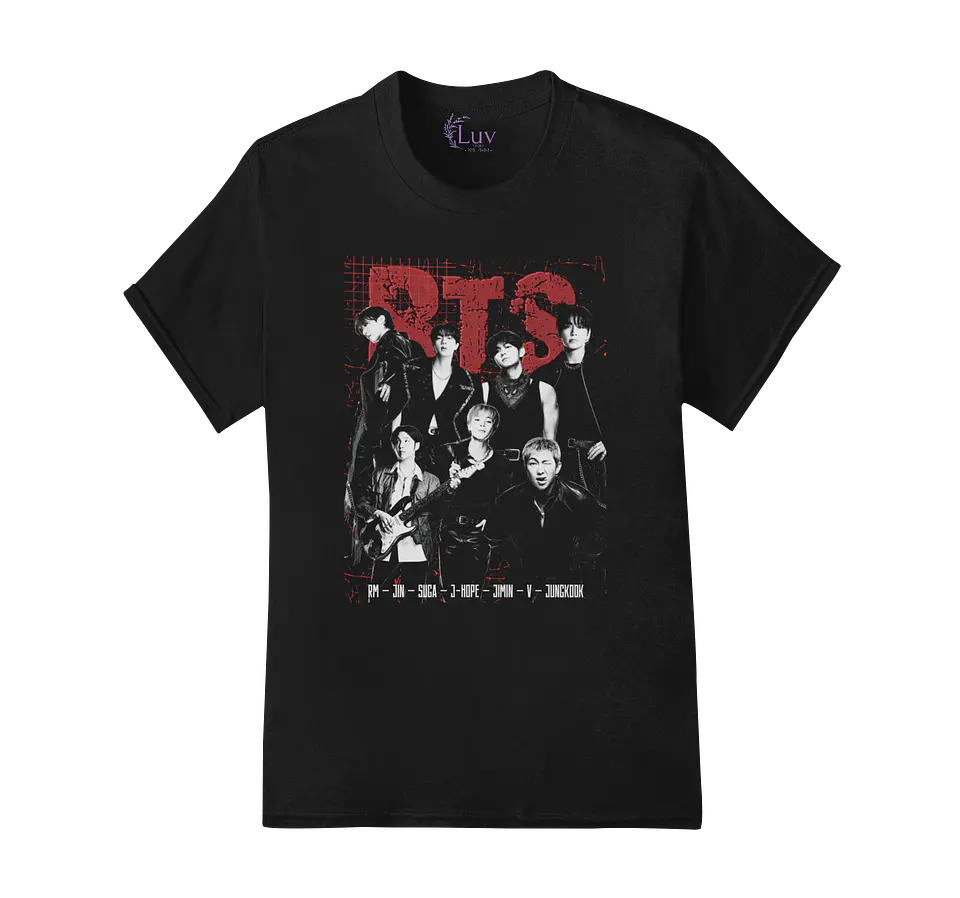 Polera BTS OT7 | Red Stage Edition 1