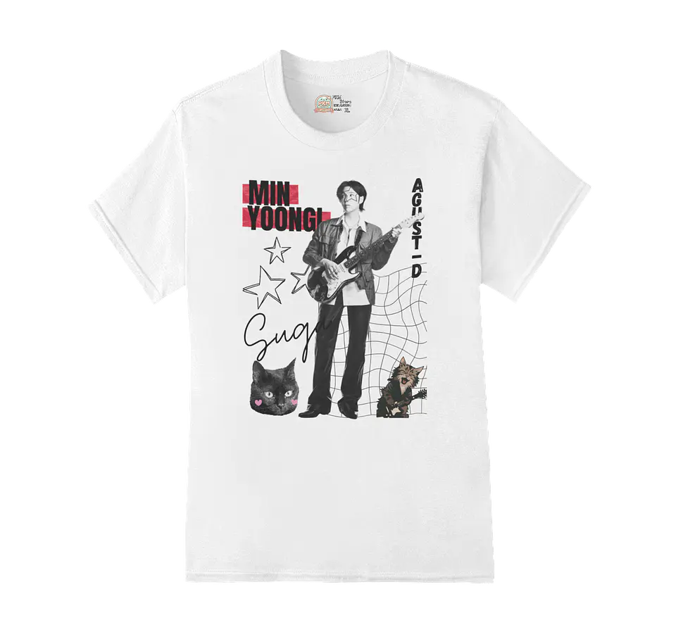 Polera Min Yoongi | Sketch Edition 1