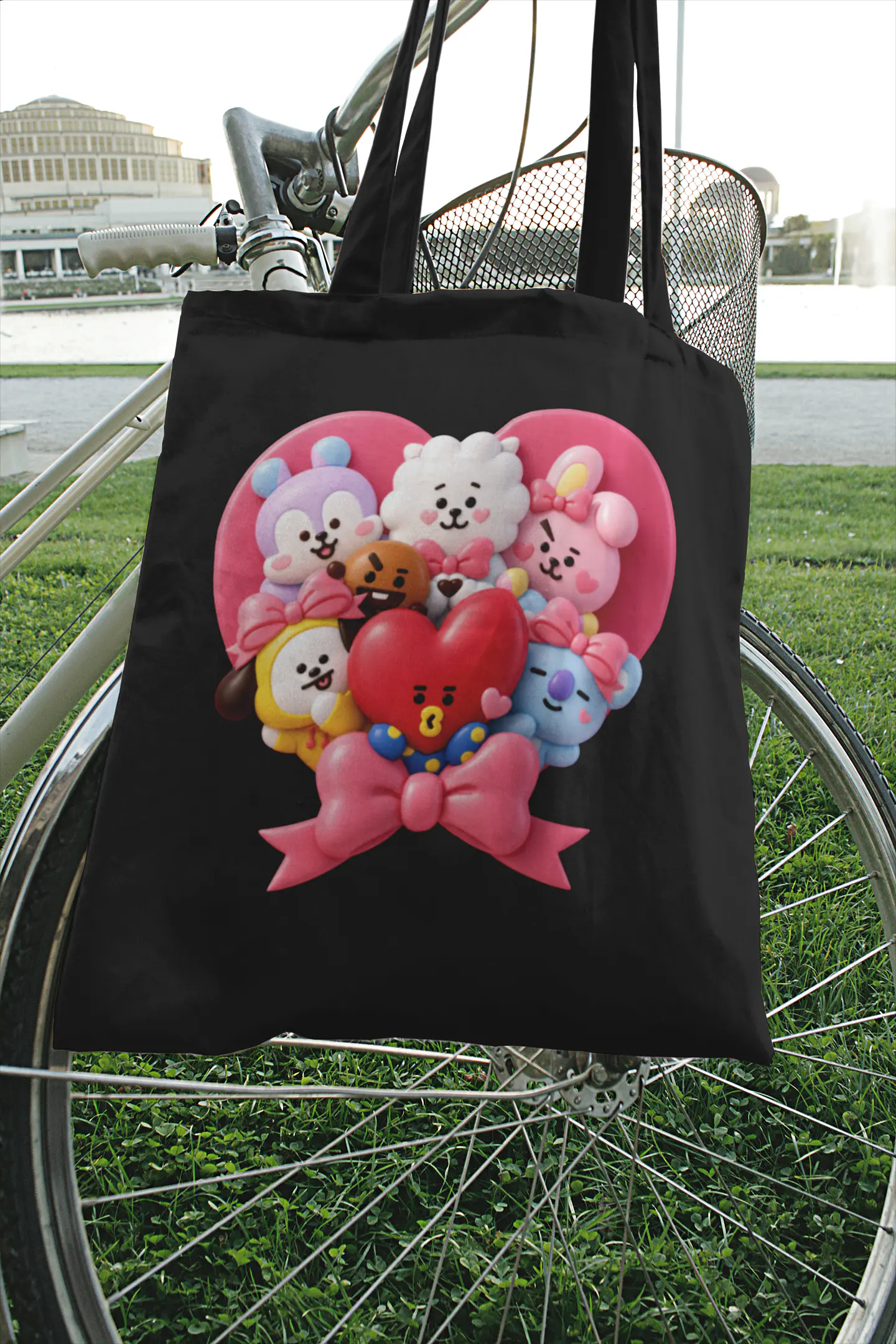 Totebag BT21 | Heart Balloon Squad 4