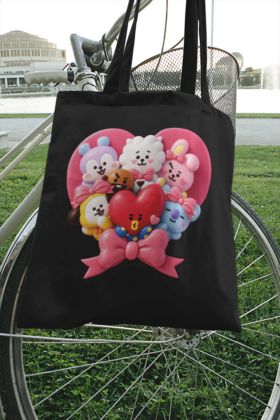Totebag BT21 | Heart Balloon Squad 4