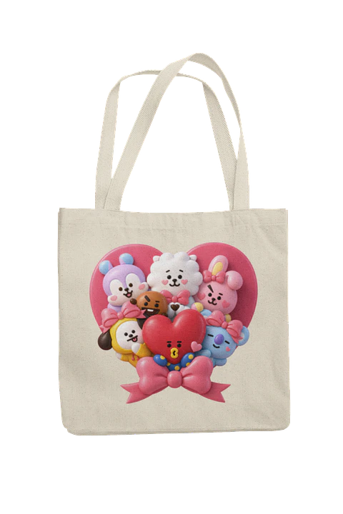Totebag BT21 | Heart Balloon Squad
