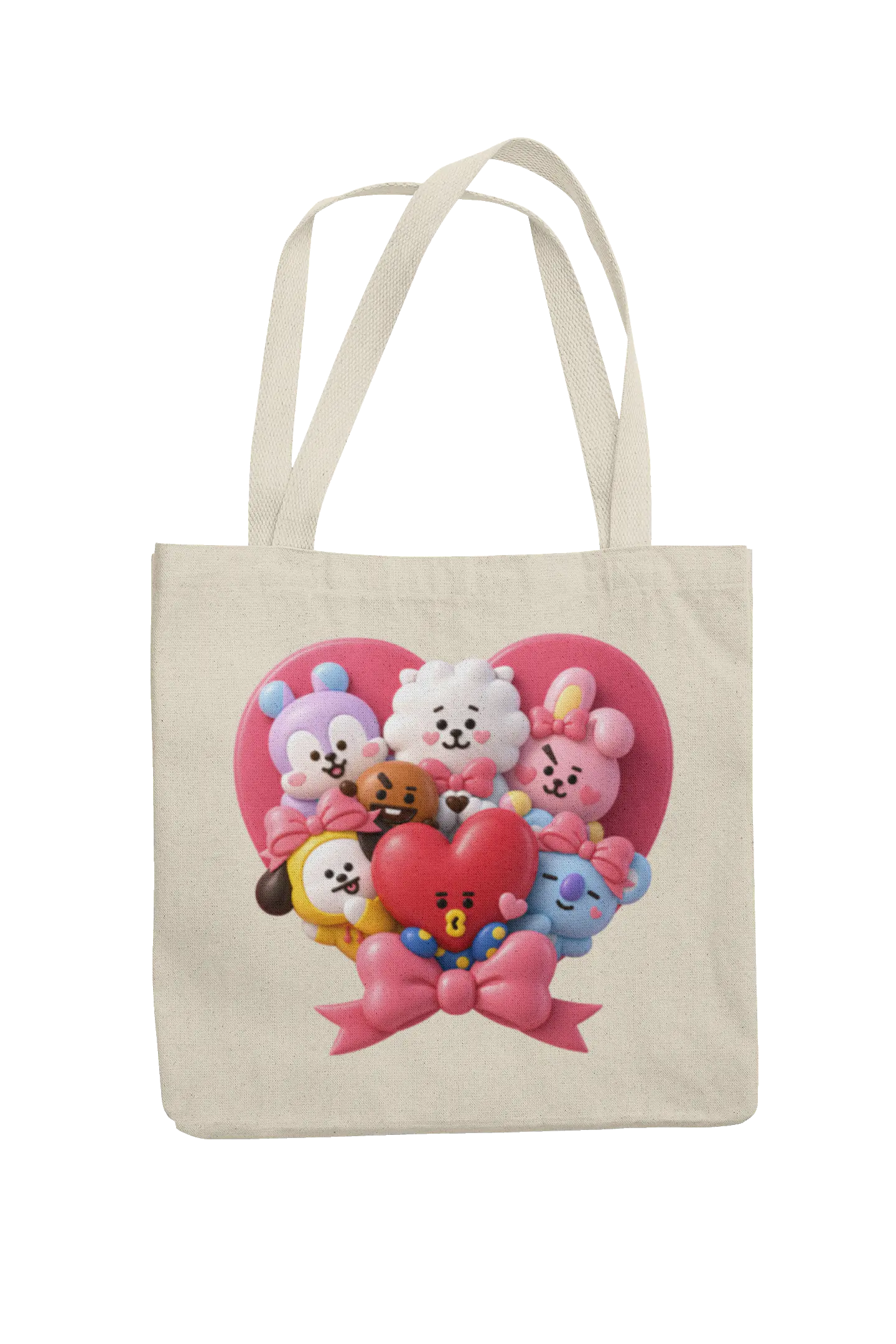 Totebag BT21 | Heart Balloon Squad 1