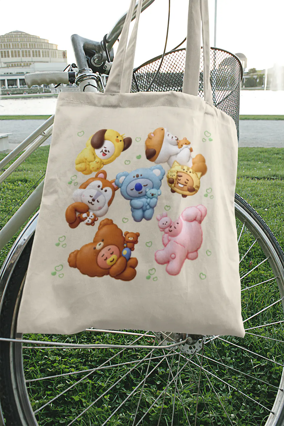 Totebag BT21 | Sleepy Friends 2